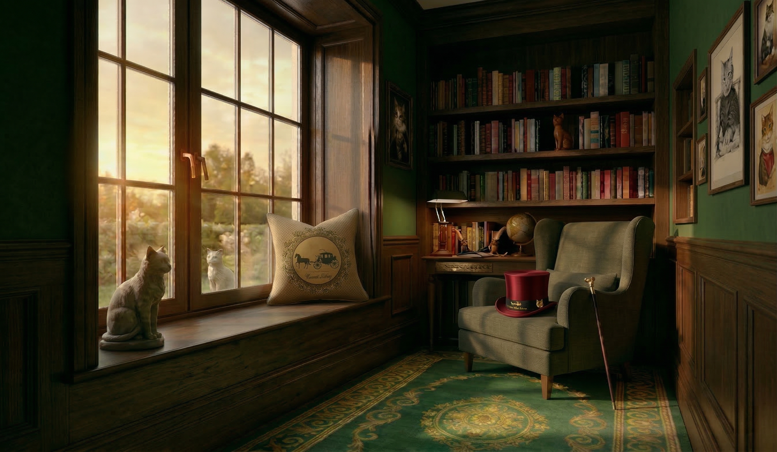 ねこ男爵のサロン